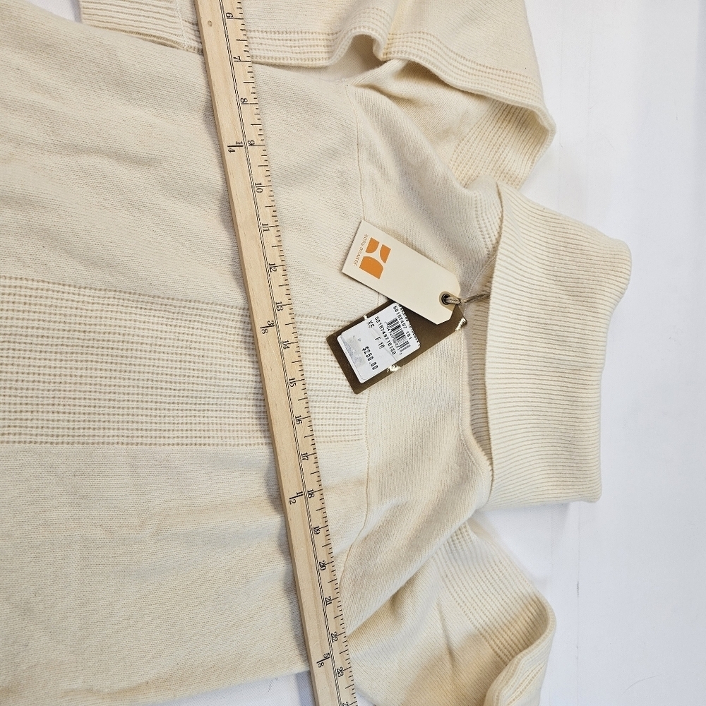 Boss Orange by Hugo Boss Womens Hoodie Knit Sweater NWT XS Beige Retail $250 - Picture 7 of 10